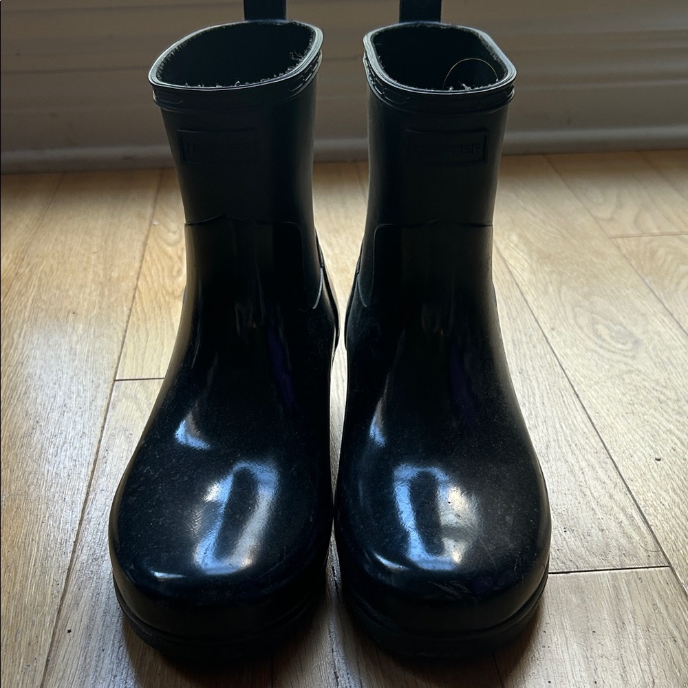 Hunter Black Rain Boots - Classic Waterproof Boot